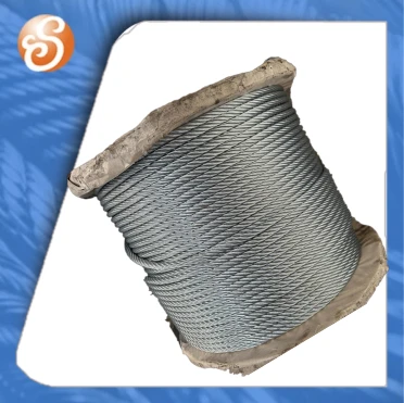 Гибкий стальный кабель для подъемников 1770 мПа 6x 19+ iwrc